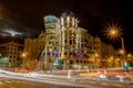 The famous dancing house in Prague in summer, Czech Republic Royalty Free Stock Photo